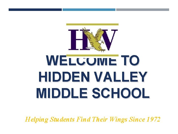 Welcome To Hidden Valley Middle School Helping Students