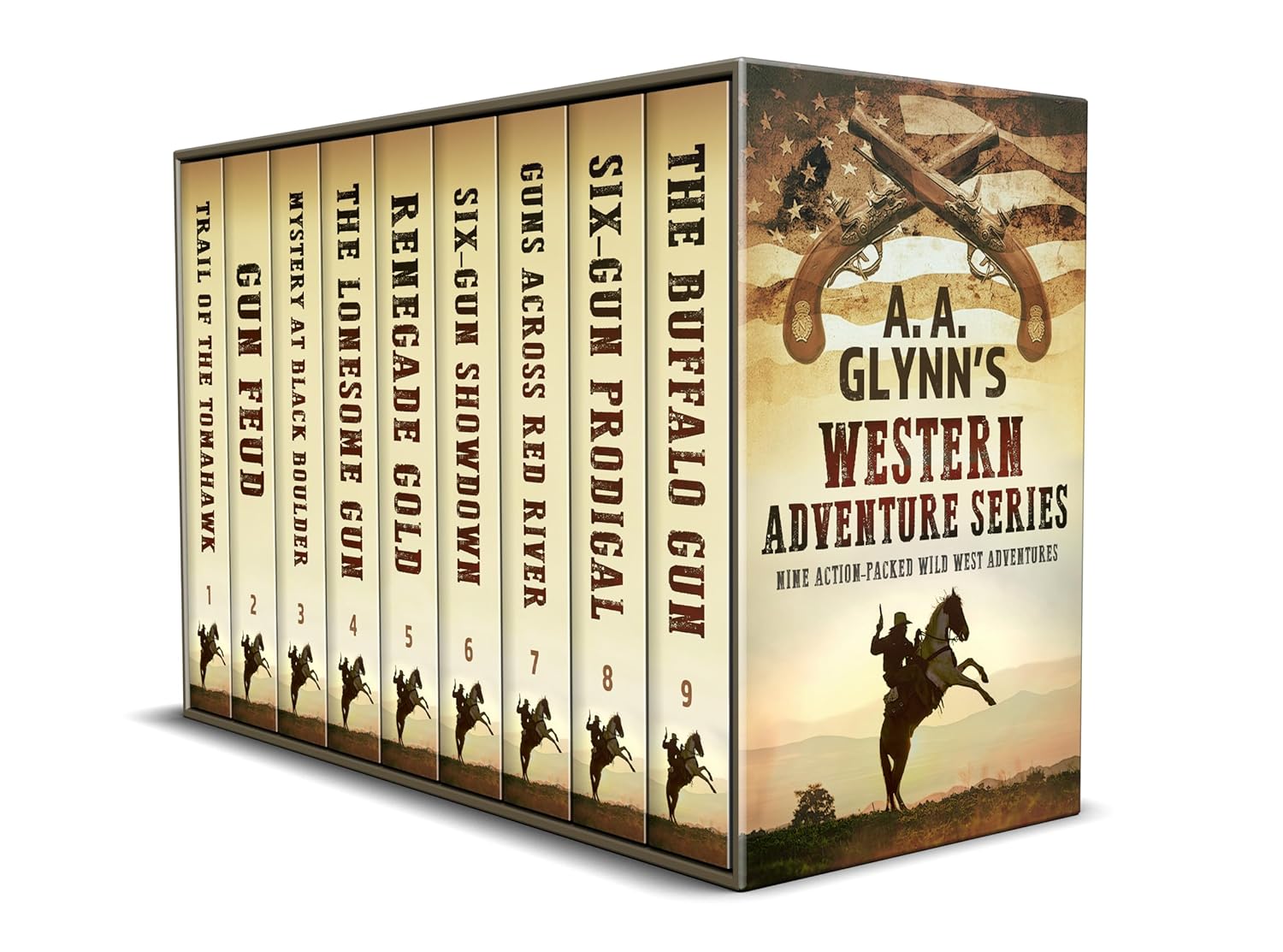 Western Adventure Series Books 1 9 Nine Classic Western Action And