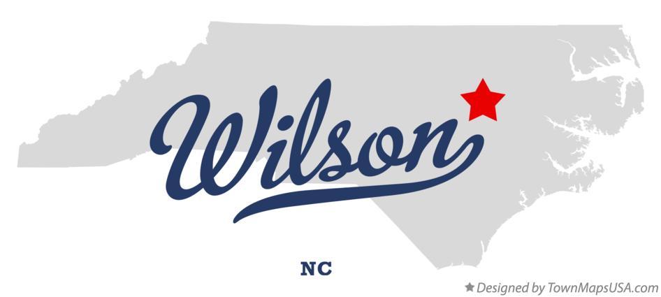 Where Is Wilson Nc Usa Location Map Of Wilson North Carolina