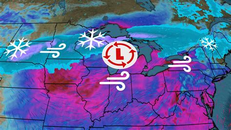 Winter Storm Spreads Snow And Wind To The Great Lakes Weather Com