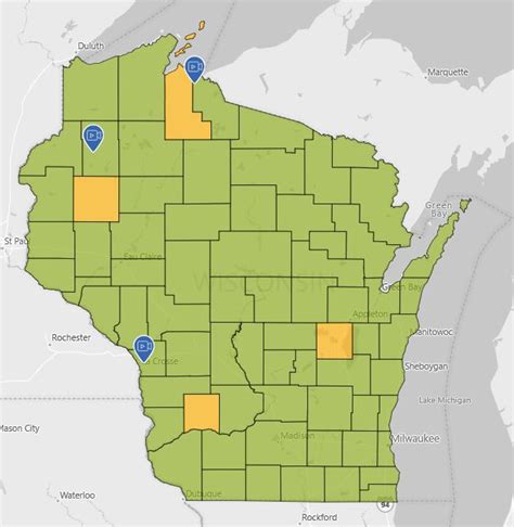 Wisconsin S Fall Color Map Wsau News Talk 550 Am 99 9 Fm Wausau