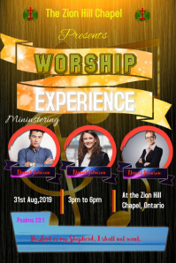 Worship Experience Template Postermywall