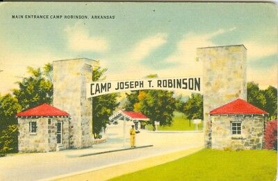 Ww2 Us Army Military Souvenir Camp Joseph T Robinson Pennant Ebay