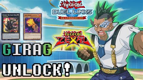 Yu Gi Oh Duel Links Unlocking Girag Youtube