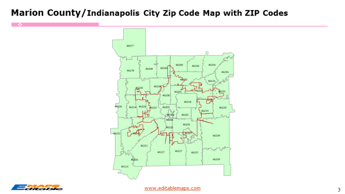 Zip Code Map Indianapolis Indiana