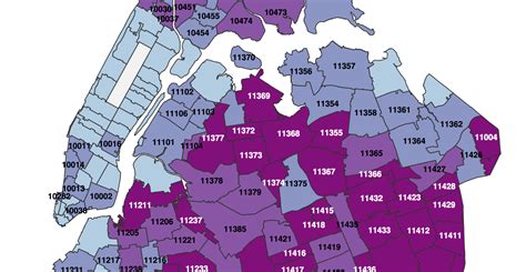 Zip Code Map Of Queens Ny Map